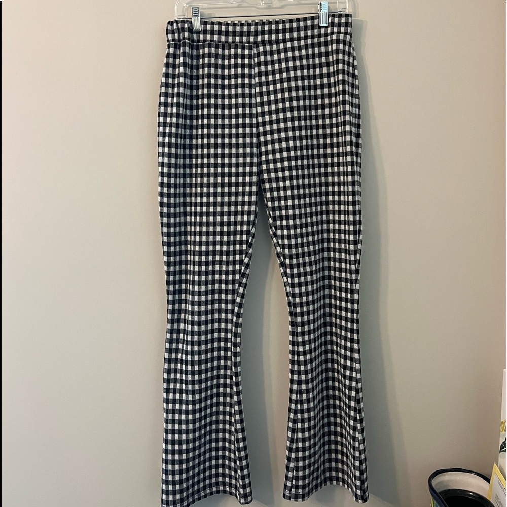 Urban Outfitters checkered flare pants